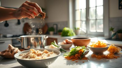 cara memasak bubur ayam