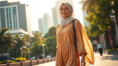 pakaian muslimah kasual