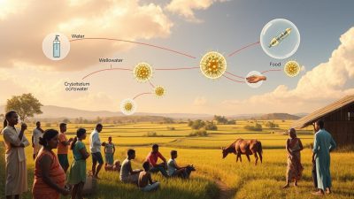penyebaran Kriptosporidiosis